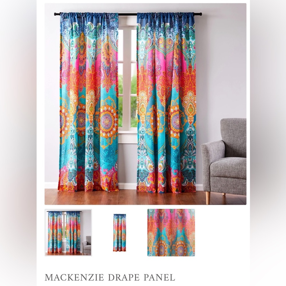 kenzie Multicolor Drape Panels